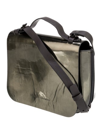 Brunello Cucinelli Patent Leather Top Handle Bag