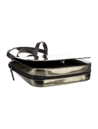 Brunello Cucinelli Patent Leather Top Handle Bag