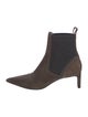 Brunello Cucinelli Suede Beaded Accents Chelsea Boots