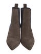 Brunello Cucinelli Suede Beaded Accents Chelsea Boots