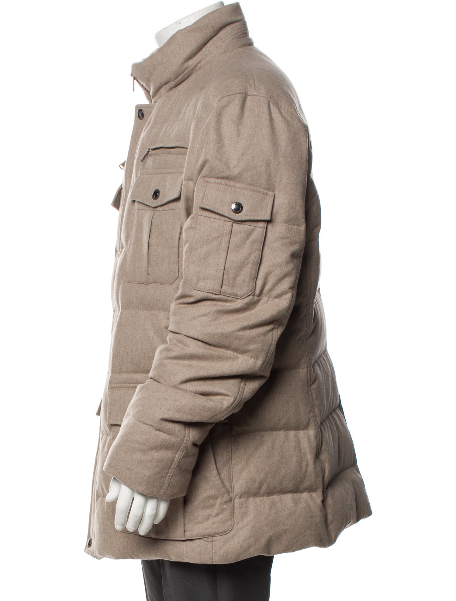 Brunello Cucinelli Wool Puffer Coat