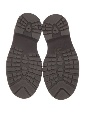 Brunello Cucinelli Leather Beaded Accents Loafers