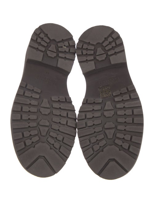 Brunello Cucinelli Leather Beaded Accents Loafers