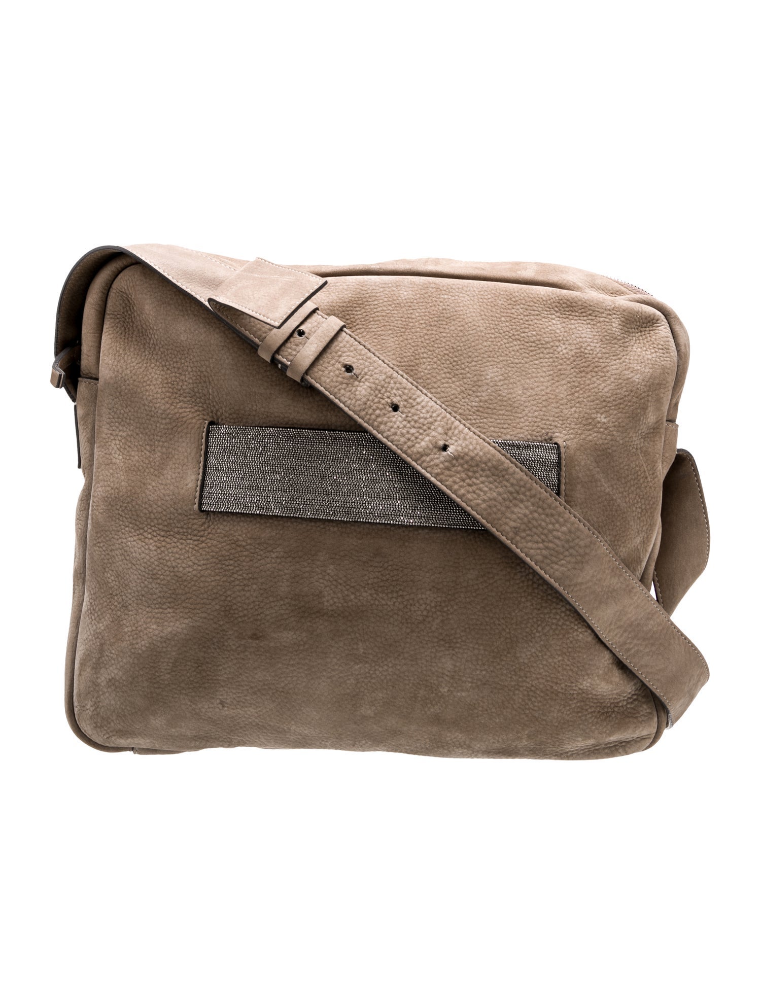 Brunello Cucinelli Suede Messenger Bag