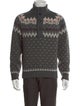 Brunello Cucinelli Printed Turtleneck Pullover
