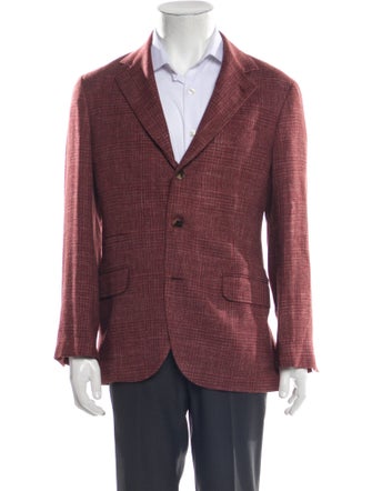 Brunello Cucinelli Wool Printed Blazer