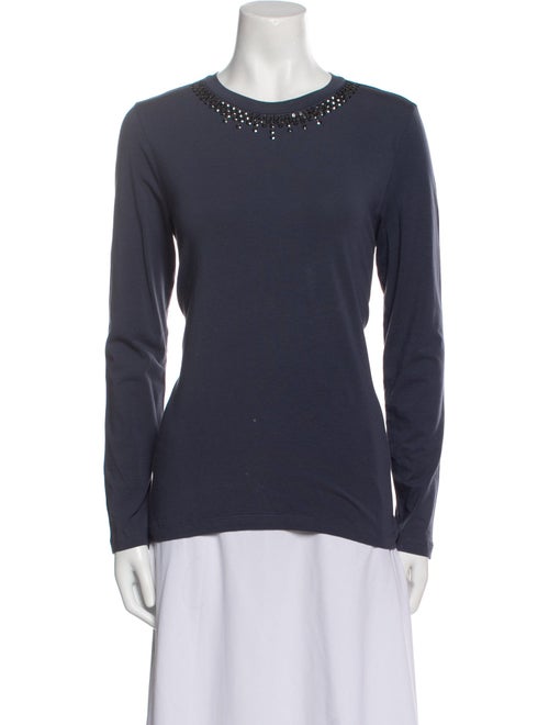 Brunello Cucinelli Crew Neck Long Sleeve T-Shirt