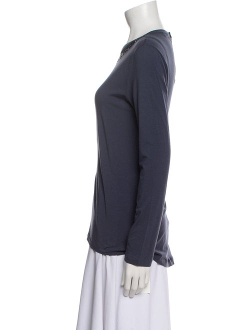 Brunello Cucinelli Crew Neck Long Sleeve T-Shirt