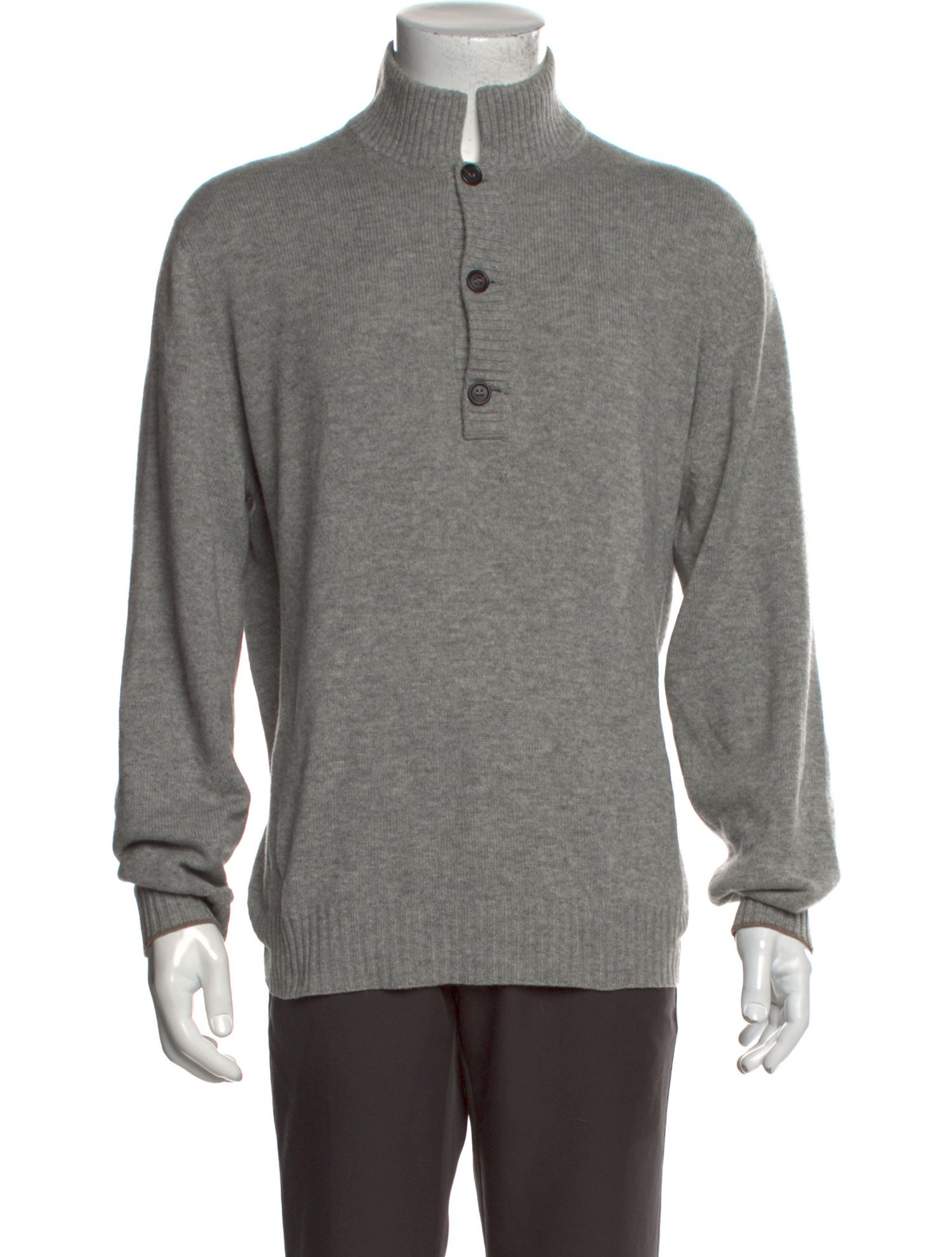 Brunello Cucinelli Cashmere Mock Neck Pullover