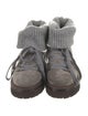 Brunello Cucinelli Suede Combat Boots