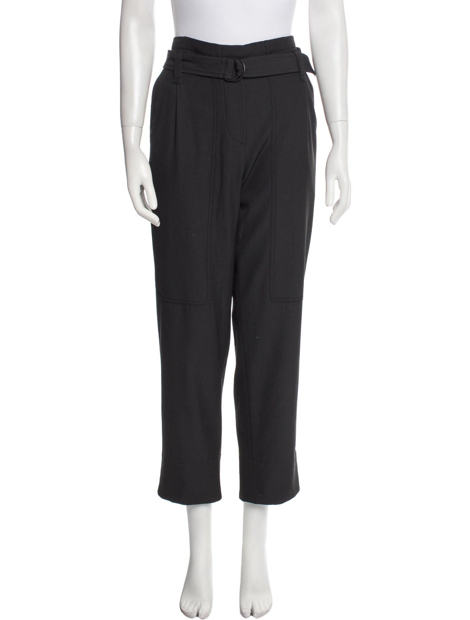 Brunello Cucinelli Virgin Wool Straight Leg Pants