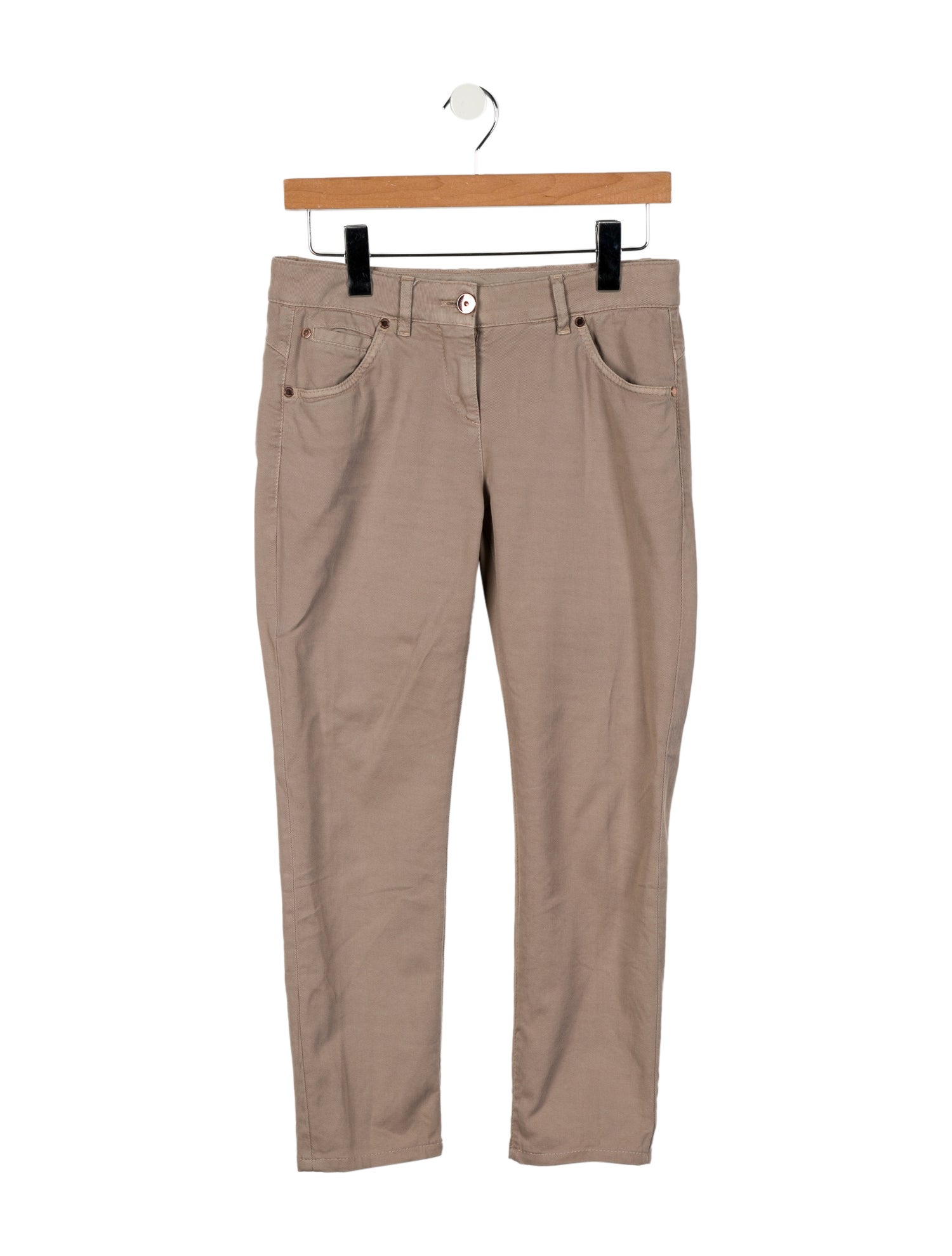 Brunello Cucinelli Mid-Rise Skinny Leg Jeans