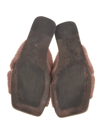 Brunello Cucinelli Monili Shearling Slides