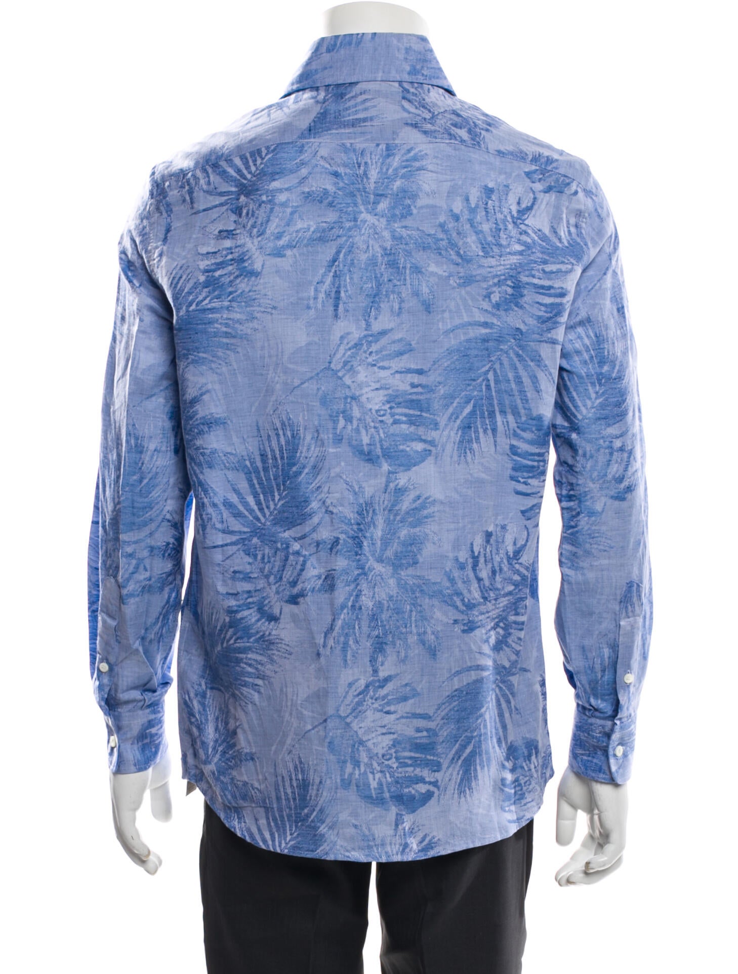 Brunello Cucinelli Printed Long Sleeve Shirt