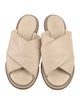 Brunello Cucinelli Monili Leather Slides