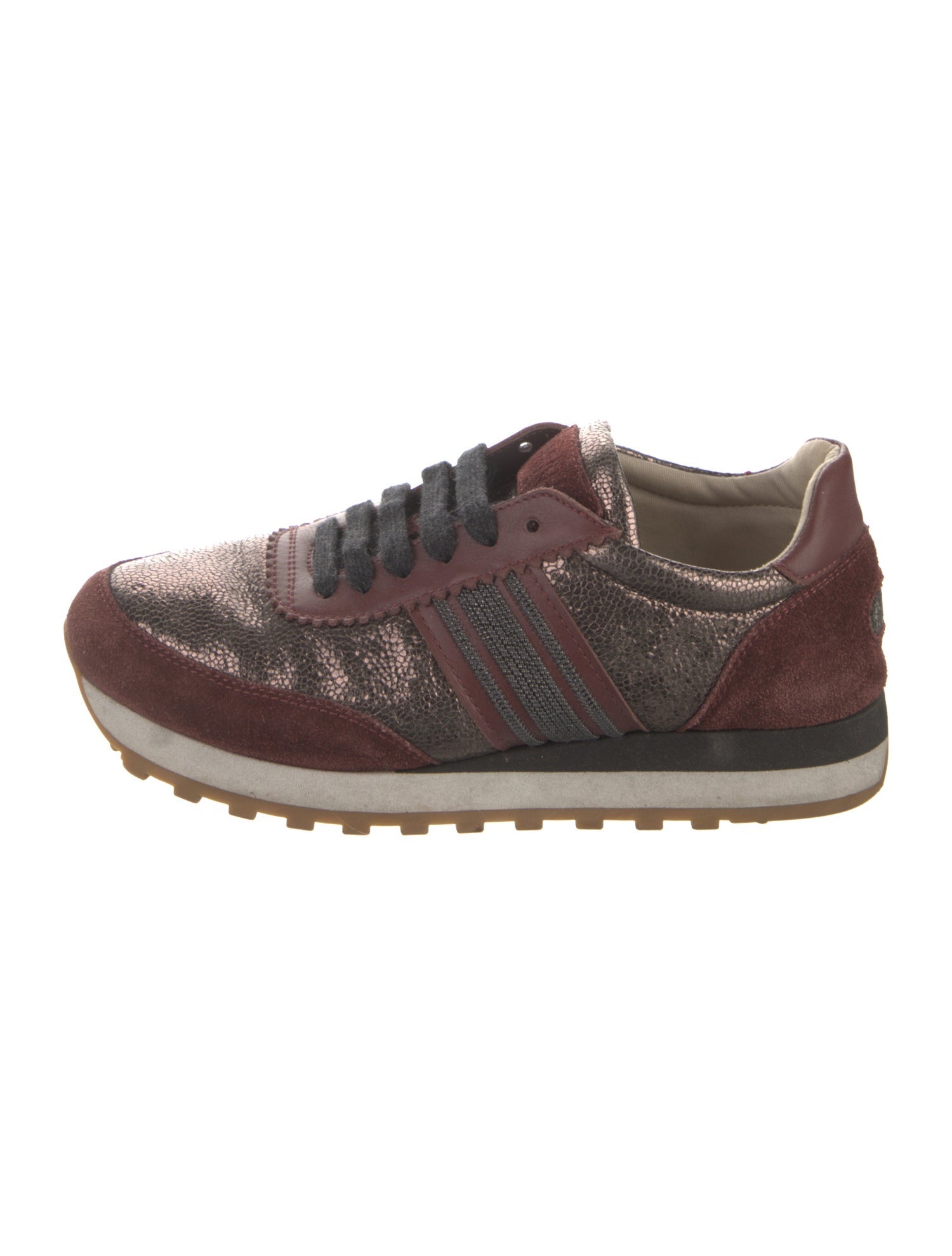 Brunello Cucinelli Monili Suede Sneakers