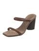 Brunello Cucinelli Monili Leather Slides