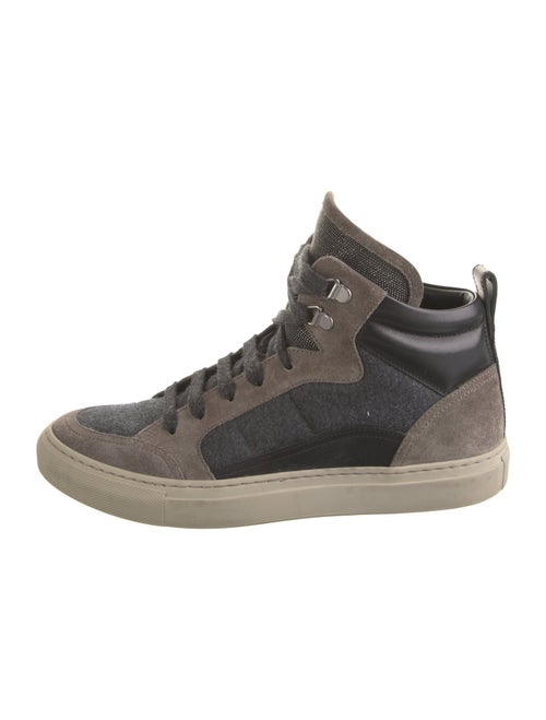 Brunello Cucinelli Monili Suede Sneakers
