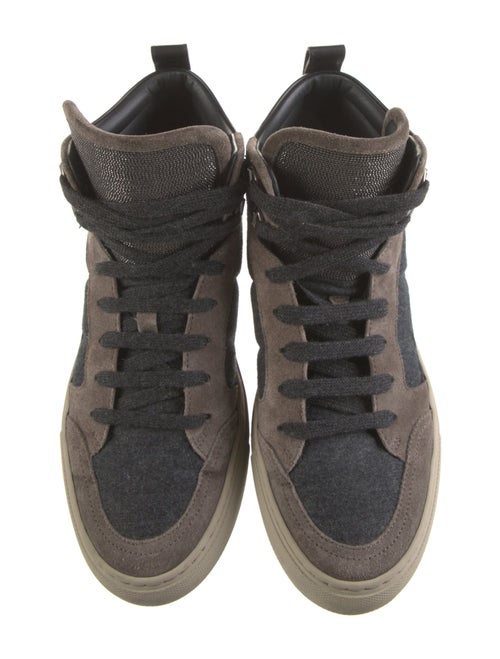 Brunello Cucinelli Monili Suede Sneakers
