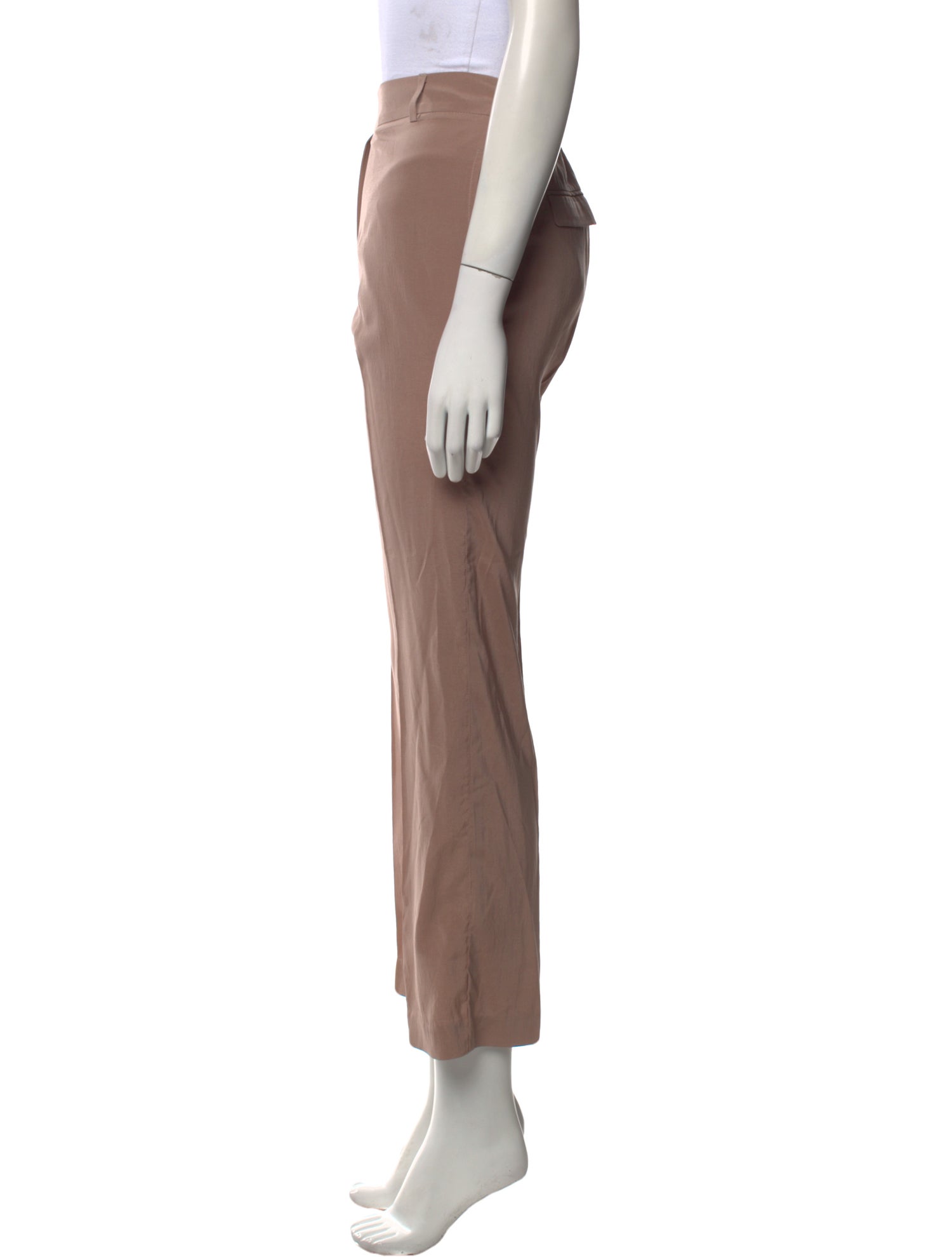 Brunello Cucinelli Silk Straight Leg Pants