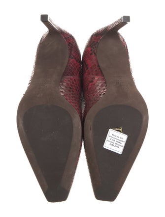 Brunello Cucinelli Monili Python Chelsea Boots