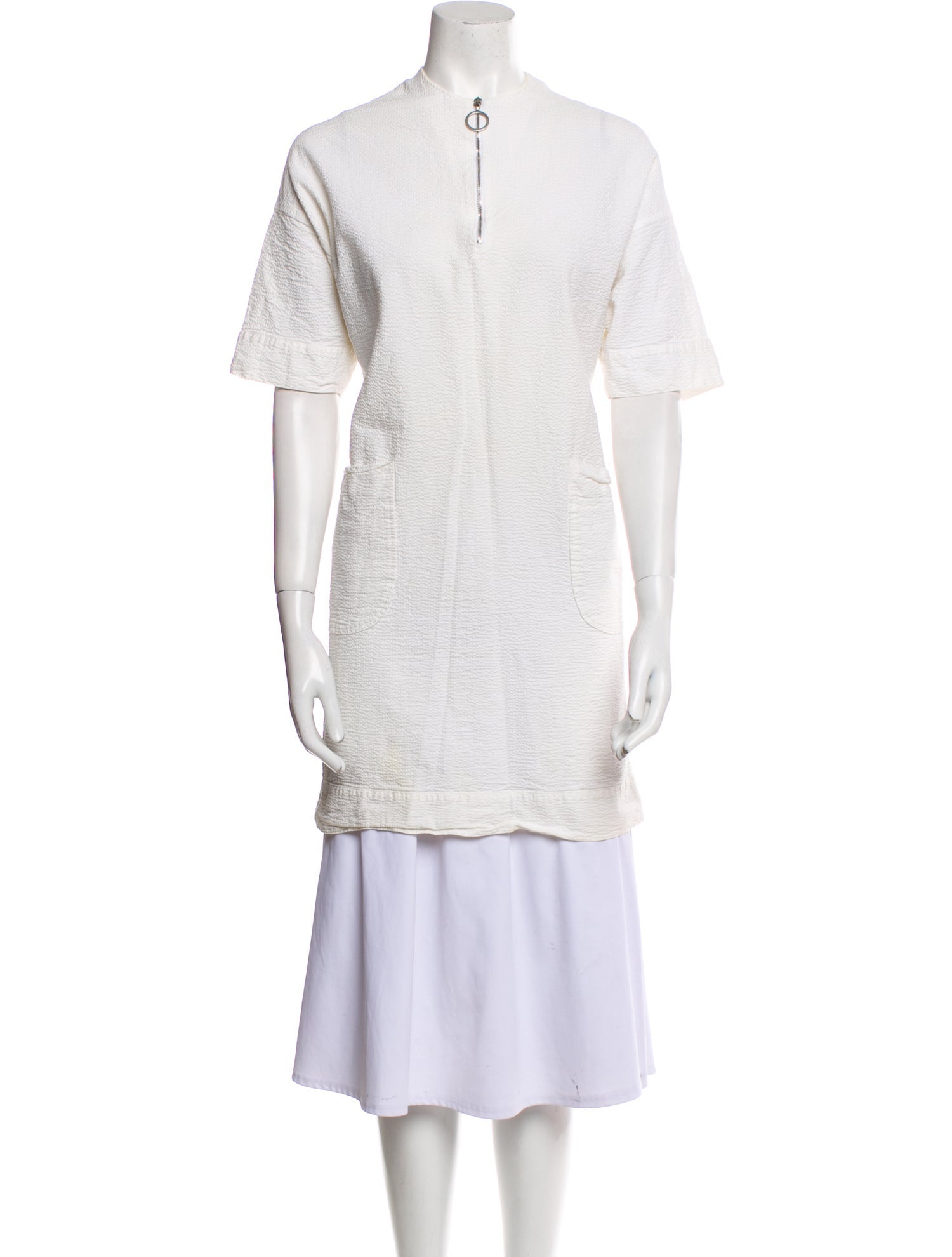 Fabiana Filippi Crew Neck Short Sleeve Tunic