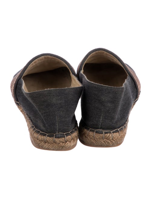 Brunello Cucinelli Monili Beaded Accents Espadrilles