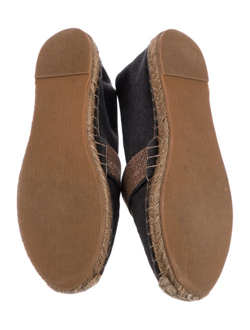 Brunello Cucinelli Monili Beaded Accents Espadrilles