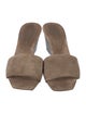 Brunello Cucinelli Monili Suede Slides