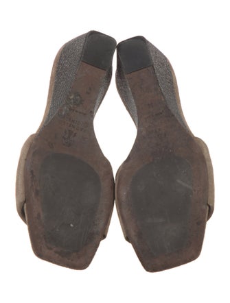 Brunello Cucinelli Monili Suede Slides