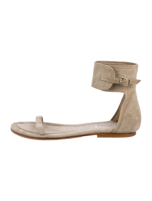 Brunello Cucinelli Suede Gladiator Sandals