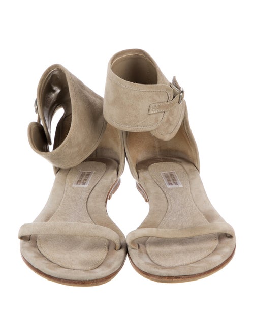 Brunello Cucinelli Suede Gladiator Sandals