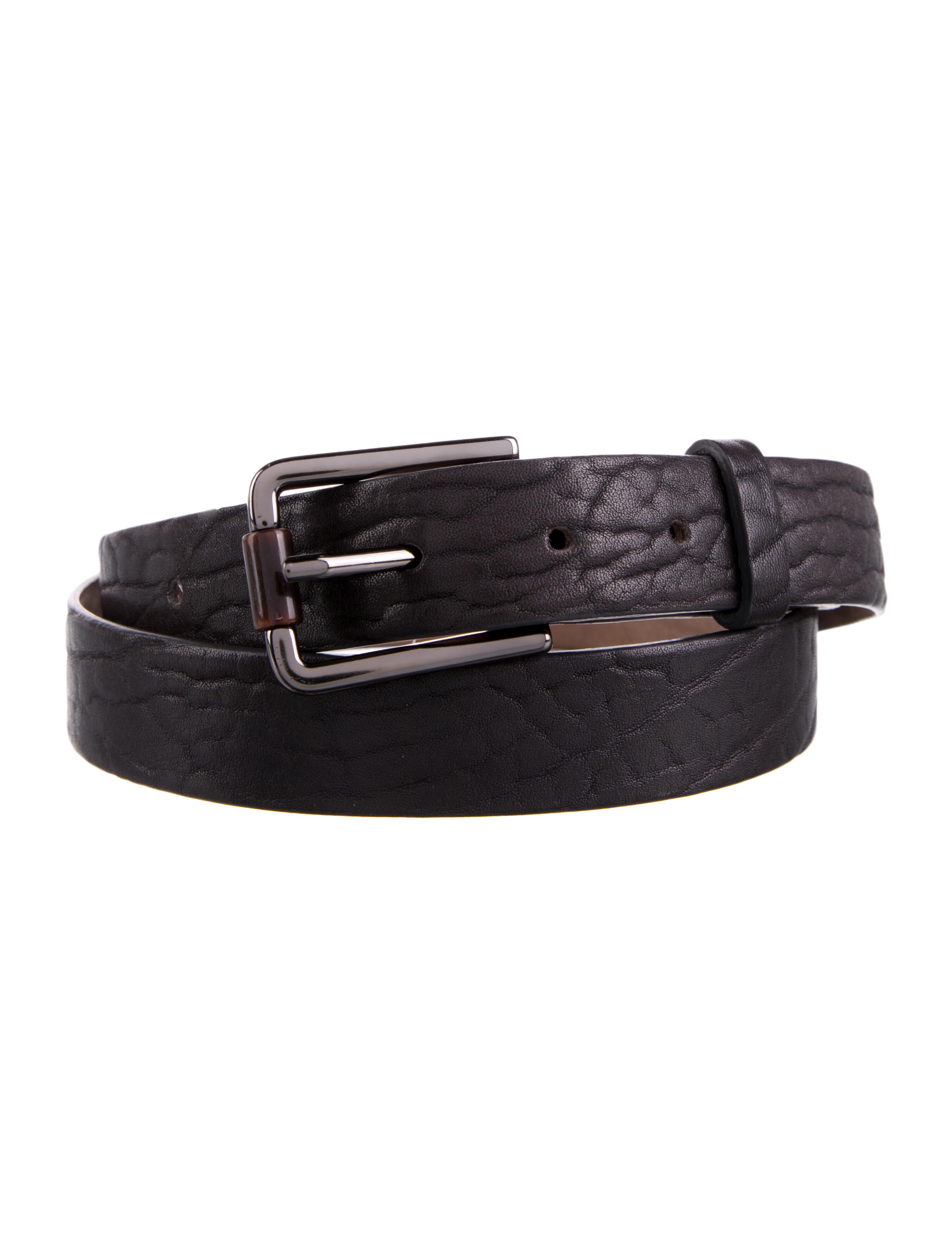 Brunello Cucinelli Skinny Leather Belt