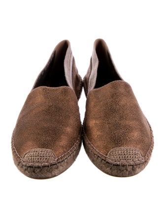 Brunello Cucinelli Leather Espadrilles