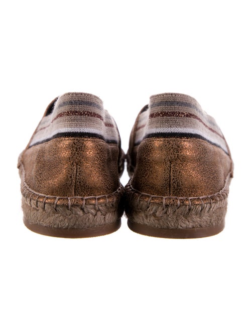 Brunello Cucinelli Leather Espadrilles