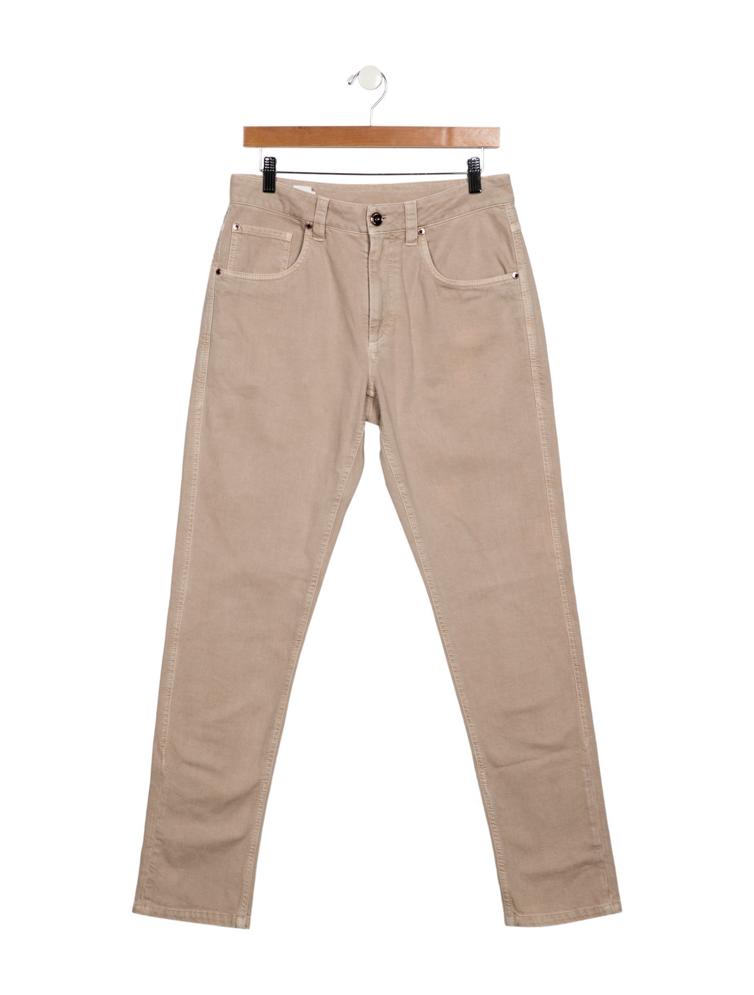 Brunello Cucinelli High-Rise Wide Leg Jeans