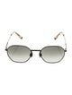 Brunello Cucinelli Round Gradient Sunglasses