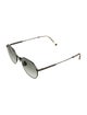 Brunello Cucinelli Round Gradient Sunglasses