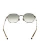 Brunello Cucinelli Round Gradient Sunglasses