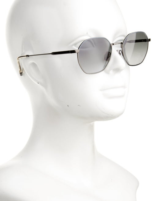 Brunello Cucinelli Round Gradient Sunglasses