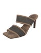 Brunello Cucinelli Monili Suede Slides