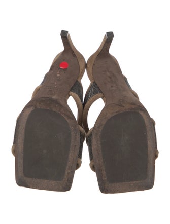 Brunello Cucinelli Monili Suede Slides