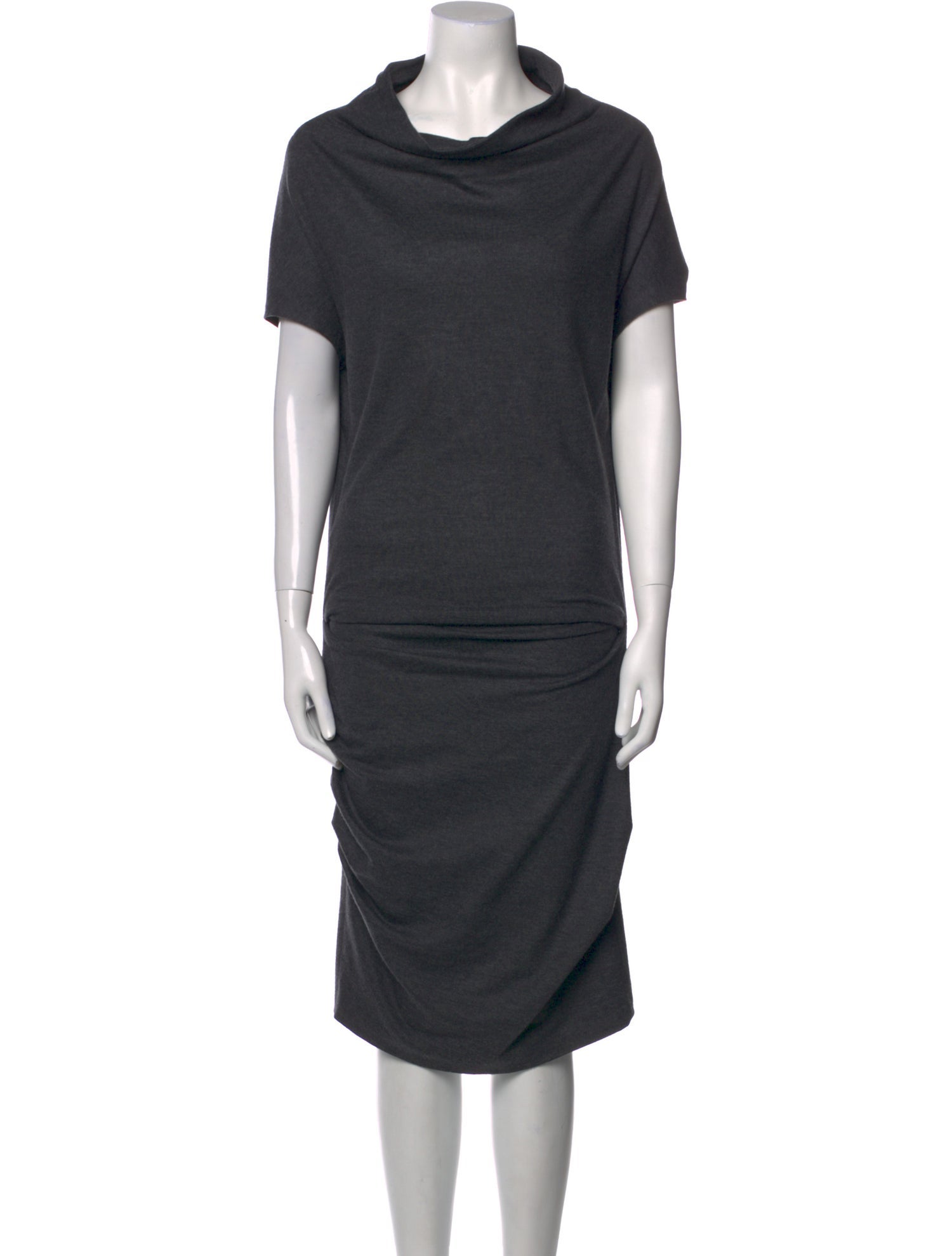 Brunello Cucinelli Wool Midi Length Dress