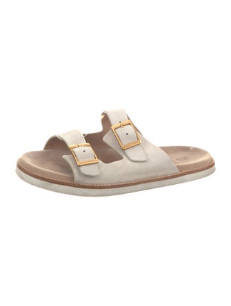 Brunello Cucinelli Suede Slides