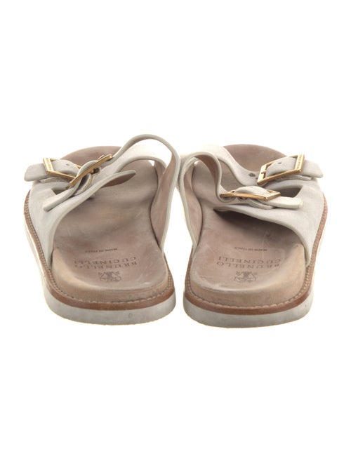 Brunello Cucinelli Suede Slides
