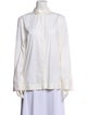Brunello Cucinelli Long Sleeve Button-Up Top