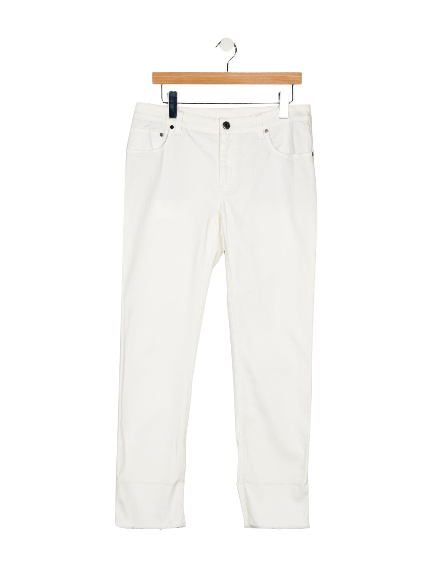 Brunello Cucinelli Mid-Rise Straight Leg Jeans