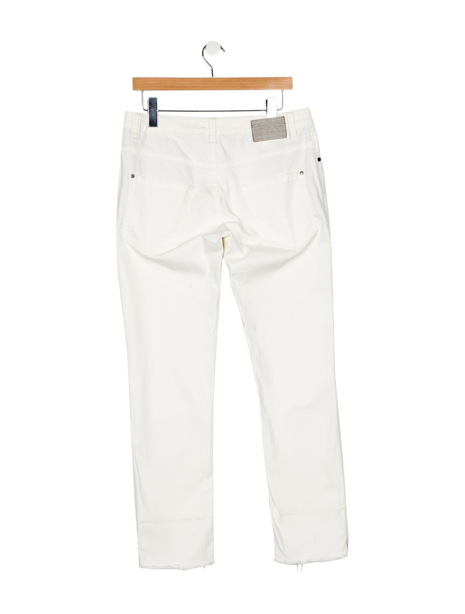 Brunello Cucinelli Mid-Rise Straight Leg Jeans