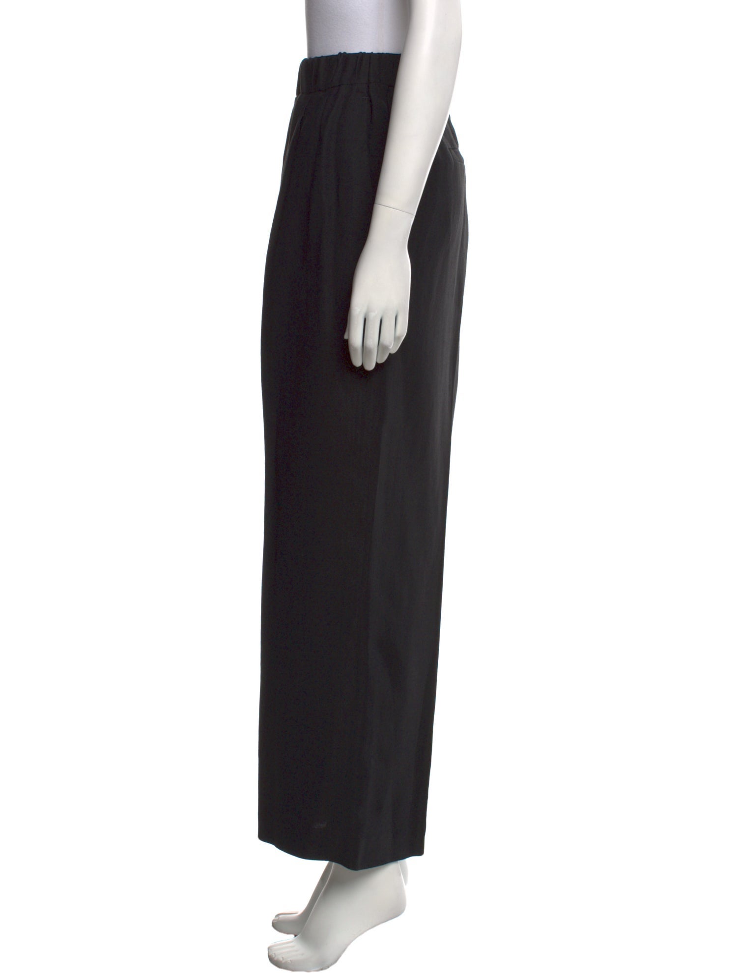 Brunello Cucinelli Virgin Wool Wide Leg Pants