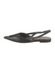 Brunello Cucinelli Monili Leather Slingback Flats